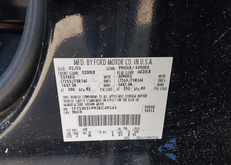 2003 Ford F-350 Lariat/Xl/Xlt из США, поврежденный, VIN 1FTSW31P93EC49344